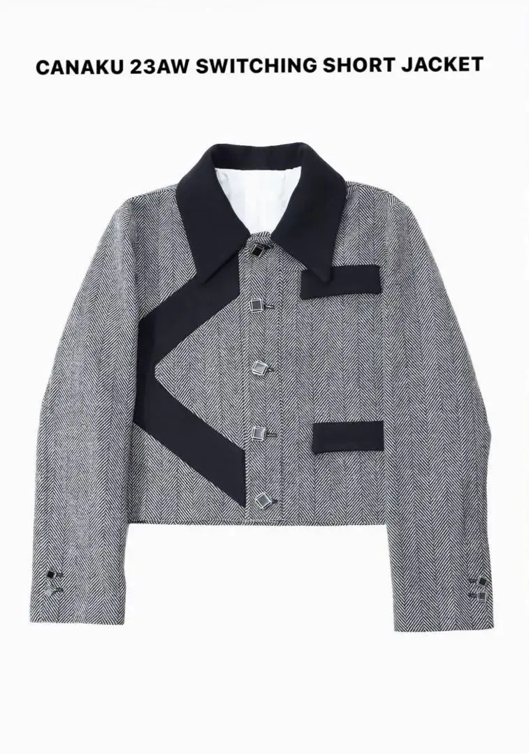 ジャケット・アウター CANAKU 23AW SWITCHING SHORT JACKET m72063235032_1.jpg?1732115902