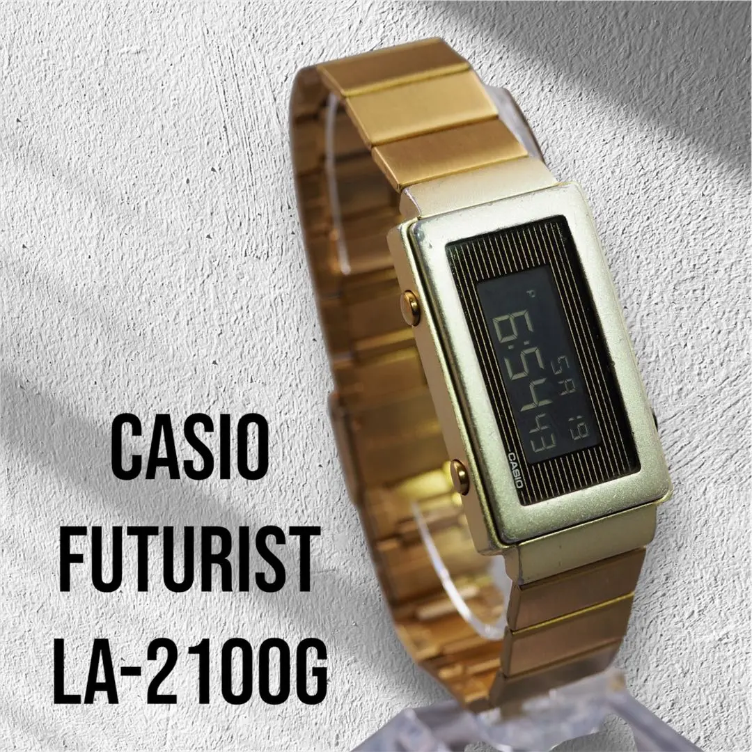 電池交換済み稼働品CASIOカシオFUTURIST LA-2001腕時計デジタル 電池交換済み稼働品CASIOカシオFUTURIST LA-2001腕時計デジタル