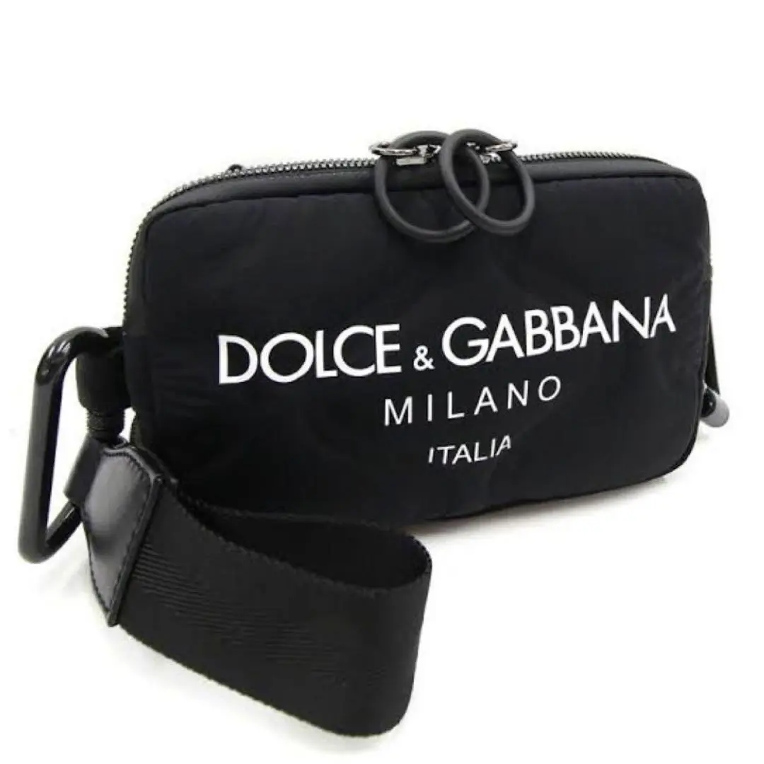 【Dolce & Gabbana】ボディバッグ・ウエストポーチ 黒 DOLCE&GABBANA ドルチェ＆ガッバーナ ウエストバッグ ボディ