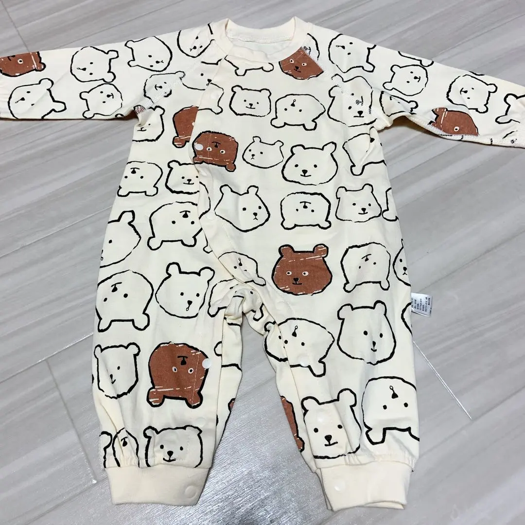 Thumbnail of New 66cm Long Sleeve Romper Bear Boy Girl White Spring Autumn Winter Korean Style