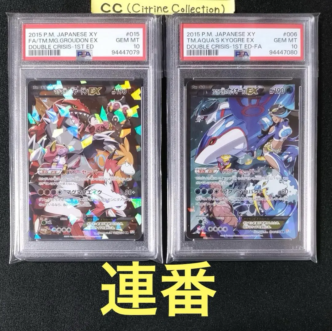 2025年最新】マグマ団のグラードンex psa10 連番の人気アイテム