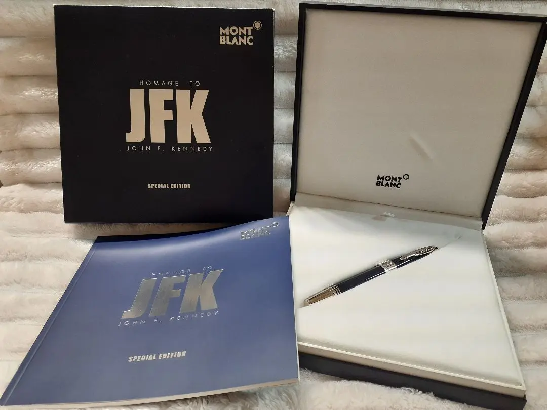 レア◾️極美品◾️モンブラン JFKボールペン◾️バーガンディ ◾️化粧箱、冊子付属 ジョン・F・ケネディ スペシャルエディション バーガンディ
