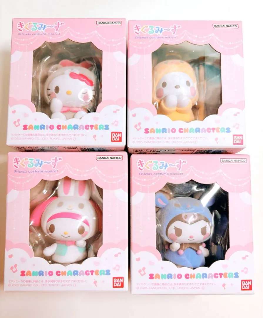 Thumbnail of Sanrio Kigurumi-zu 4-piece Set: [Hello Kitty, Pompompurin, My Melody, Kuromi]