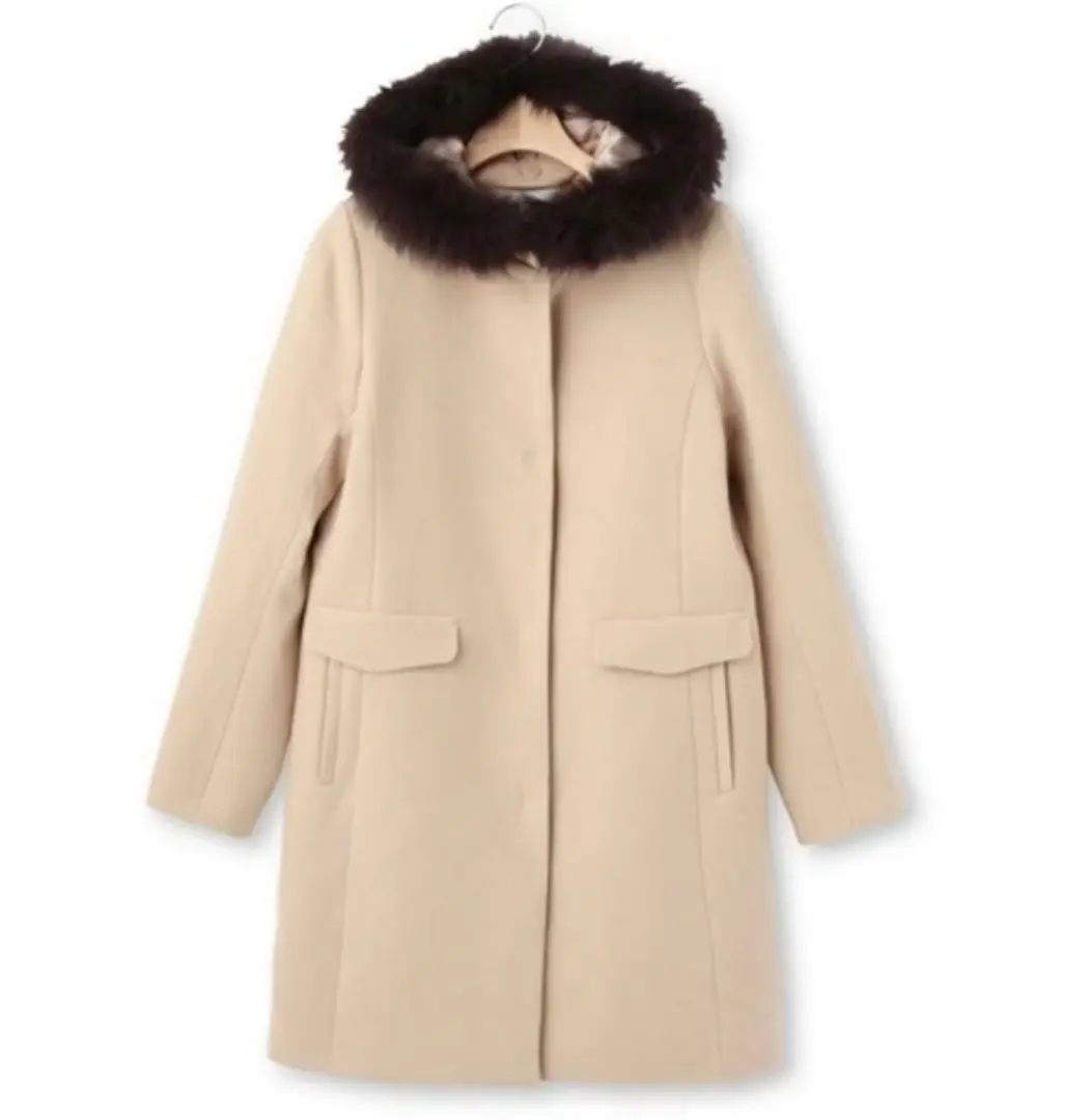 Thumbnail of OPAQUE.CLIP 2-Way Fur Hooded Coat