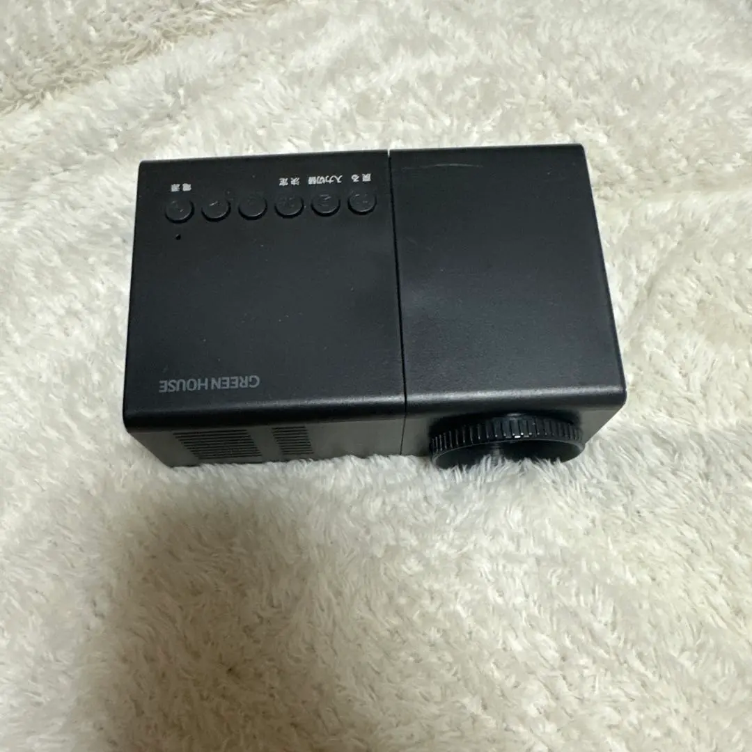 【未使用品】 green house プロジェクター 小型 自宅 家 キャンプ プロジェクター | GH-PJTD-WH | GREEN HOUSE グリーンハウス