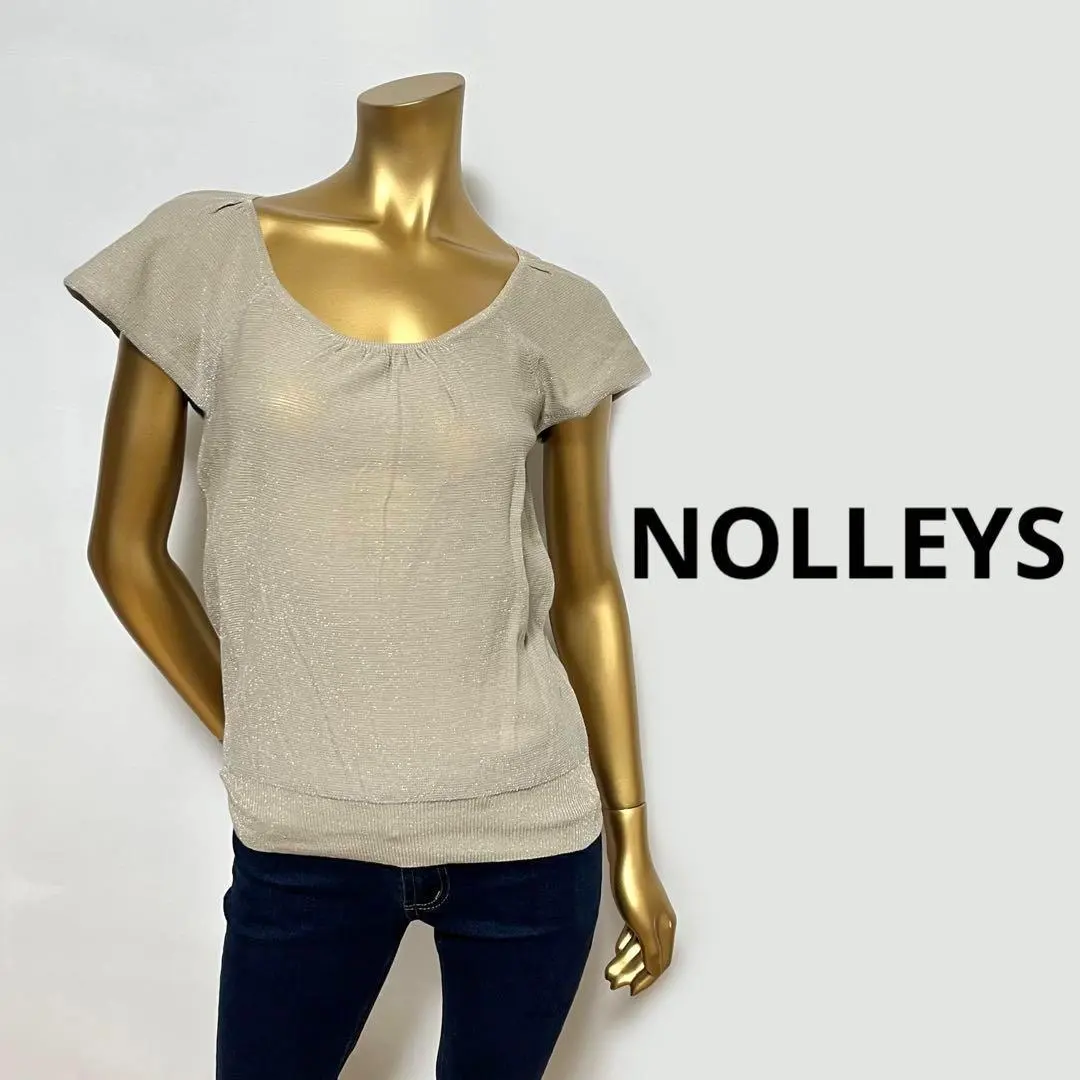 【3120】NOLLEYS 帶亮線 無袖上衣 M 的縮圖