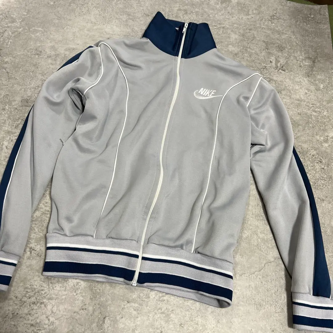Thumbnail of 70s80s NIKE Embroidered Logo Track Jacket Gray Men's S Vintage