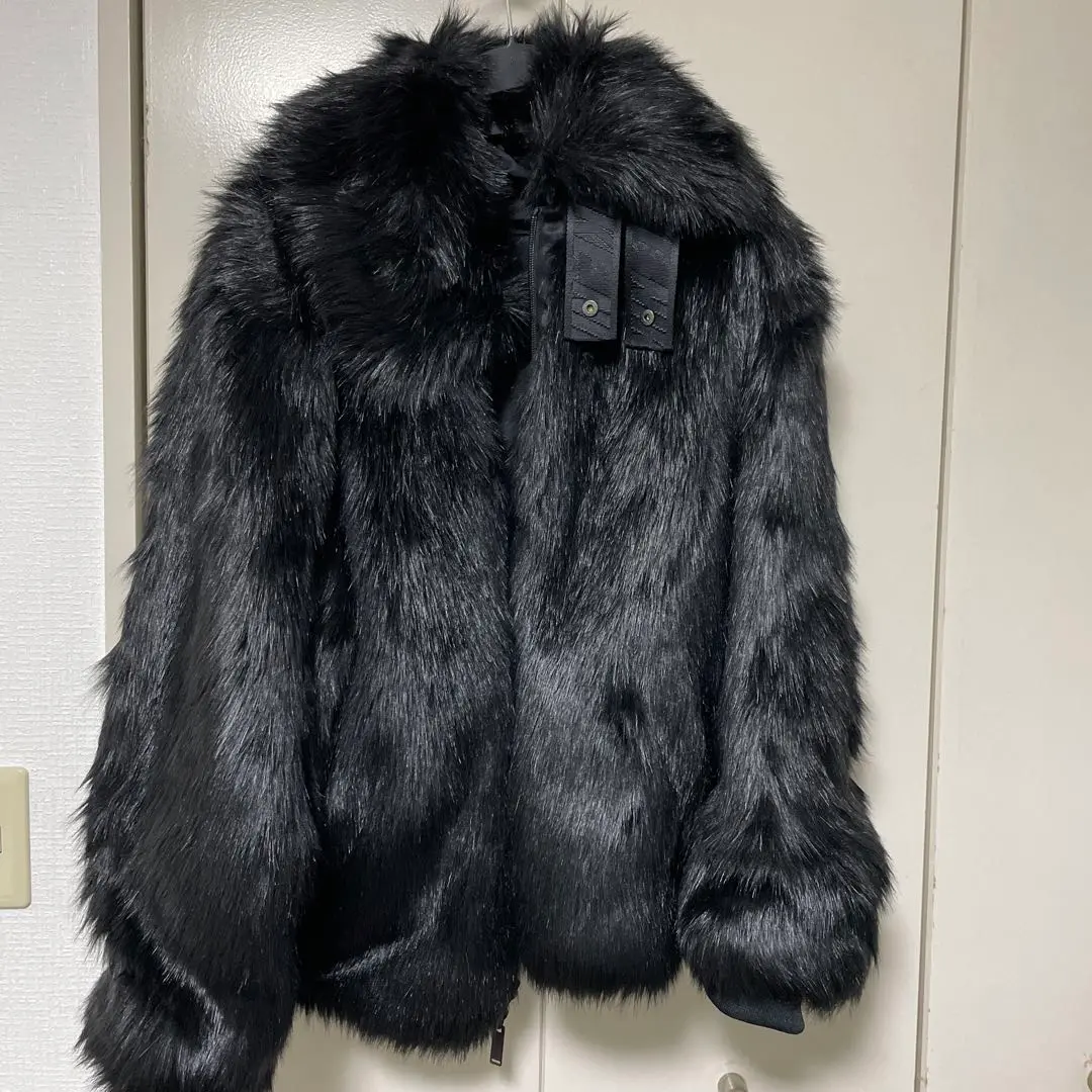 Nike Ambush 黒 ファーコート　リバーシブル 未使用品 ナイキ NIKE x アンブッシュ AMBUSH ☆AA☆ 18AW