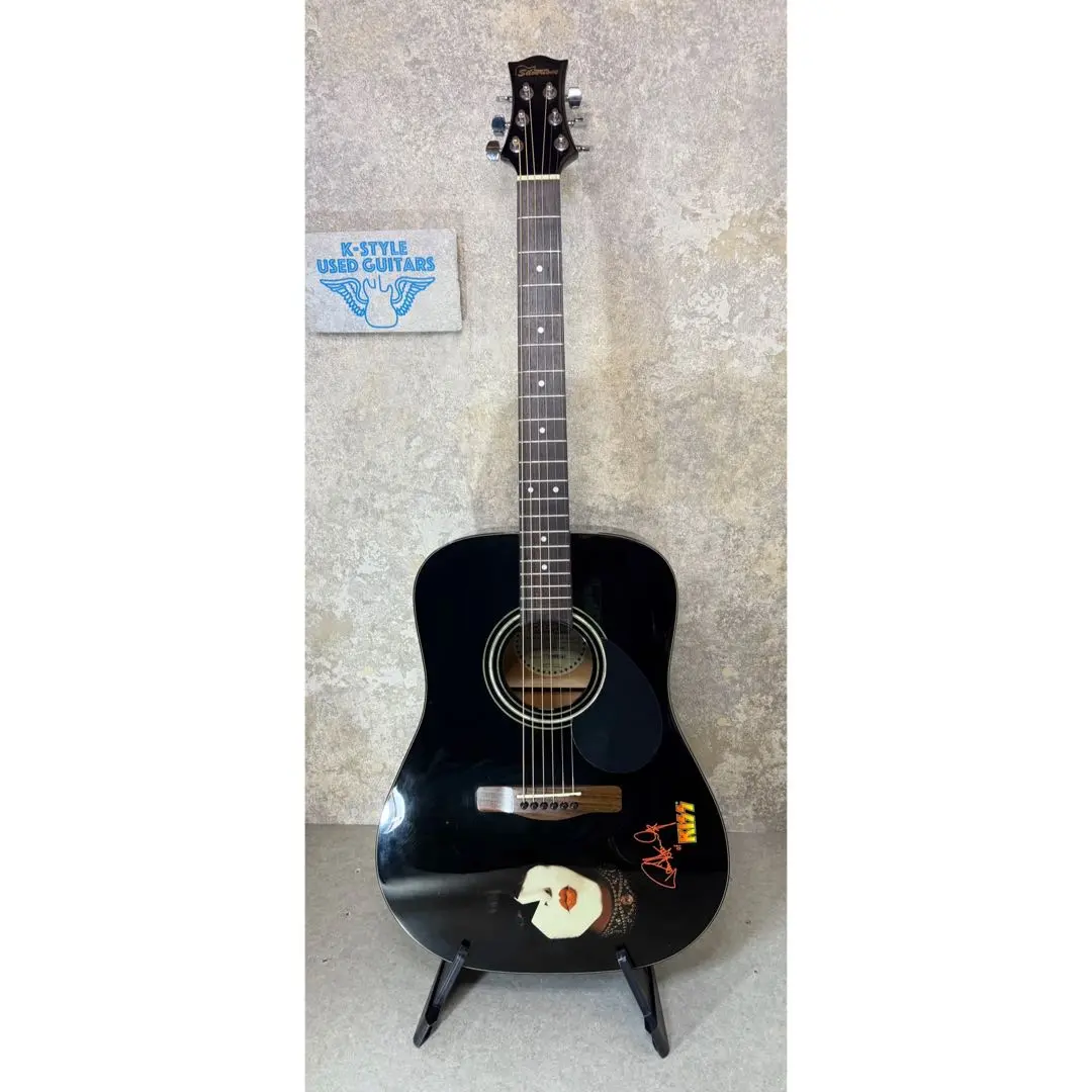 希少Silvertone PSD1BK KISS ポールスタンレーモデル アコギ 希少Silvertone PSD1BK KISS ポールスタンレーモデル アコギ ギター