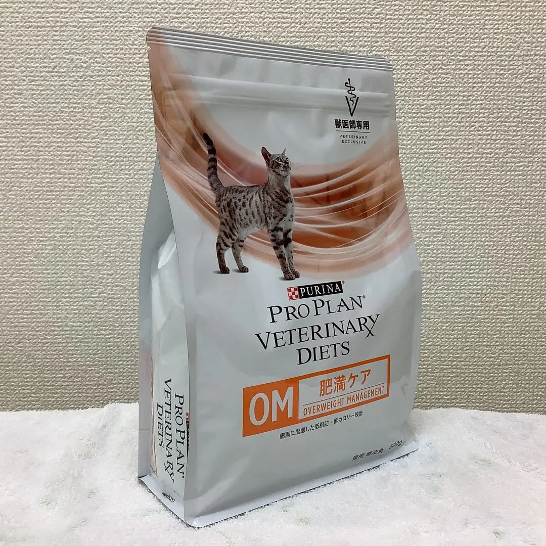 ピュリナ プロプラン ベテリ OM 猫用 肥満ケア 500g 5個セット ピュリナ プロプラン ベテリナリーダイエット｜猫用サプリメント