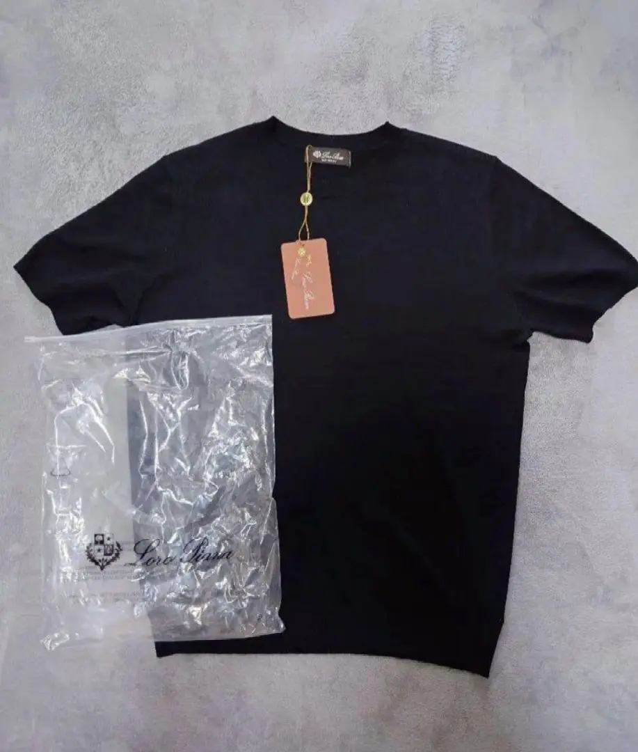 ♡ほぼ未使用♡ロロピアーナ 半袖Tシャツ コットン 38 ブラウン系