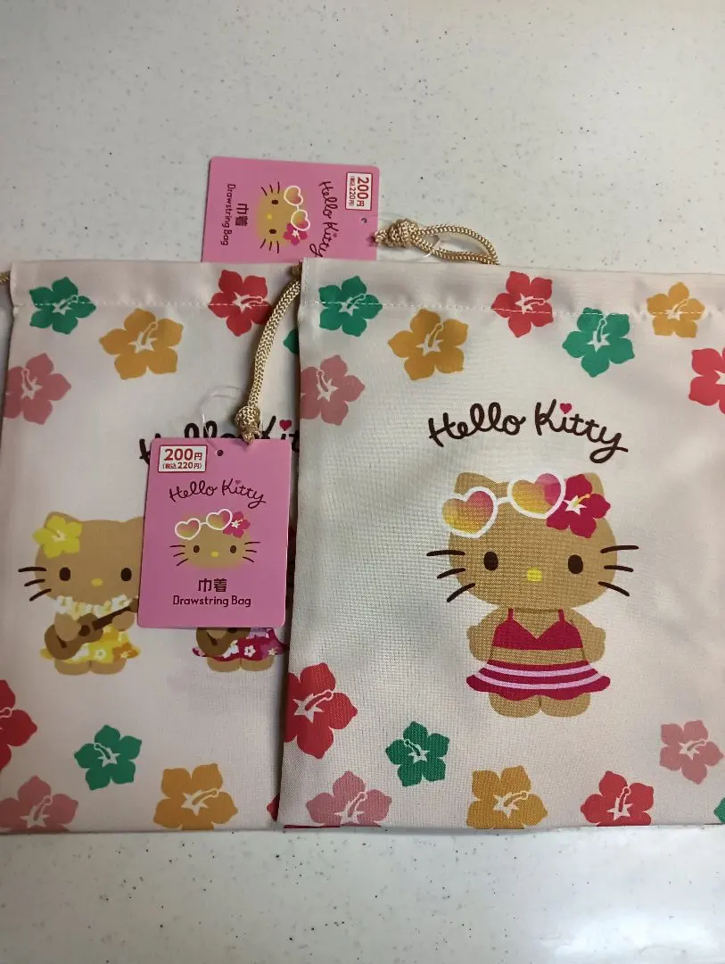 Thumbnail of 【Brand New】Sunburnt Kitty Drawstring Bag x 2