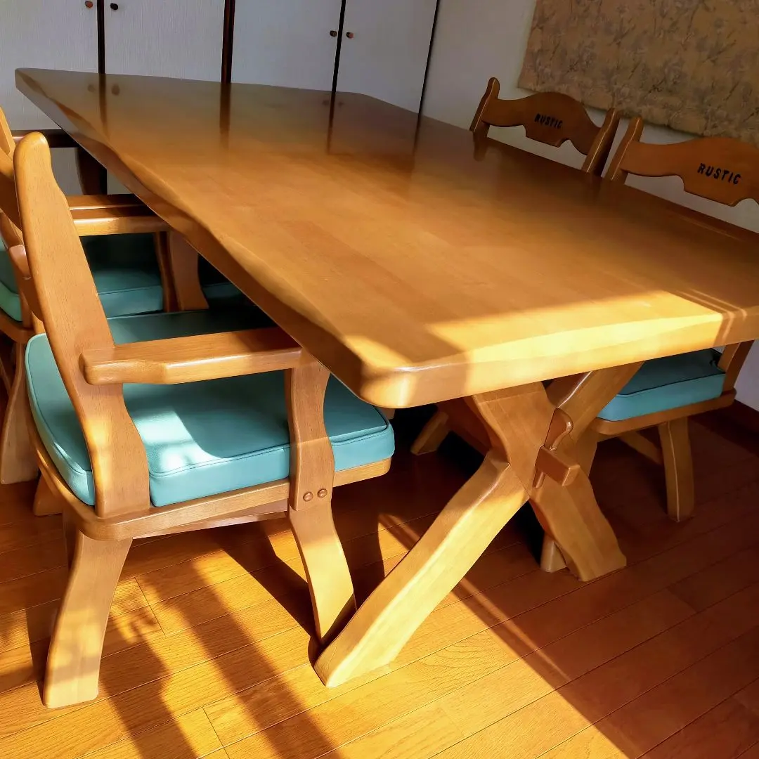 【七草粥♫】カリモク家具　ダイニングセット（テーブル＋チェア4脚）【引取】 kk-dining-06.jpg