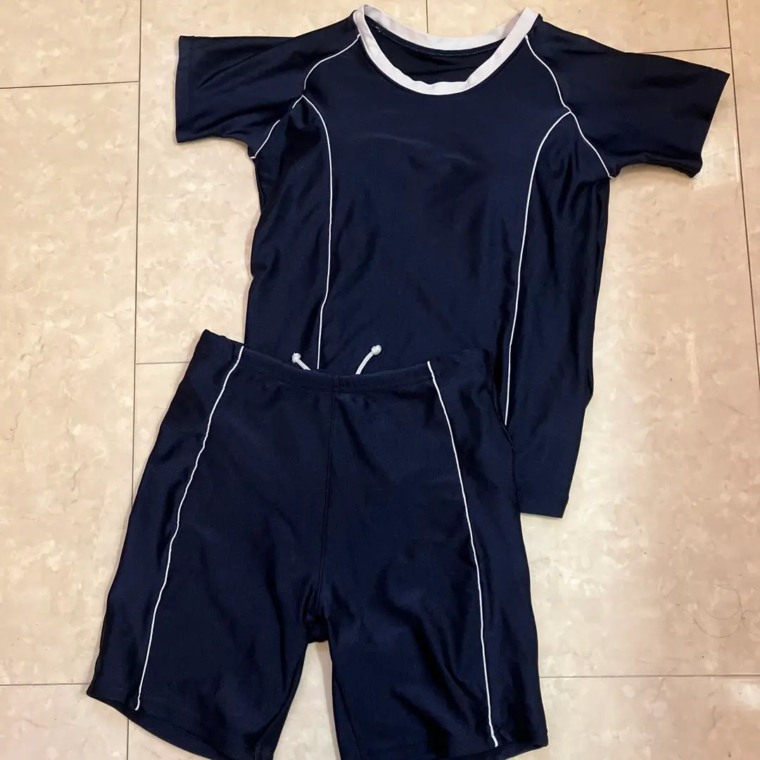 Thumbnail of Swimsuit Set, Size M, Navy
