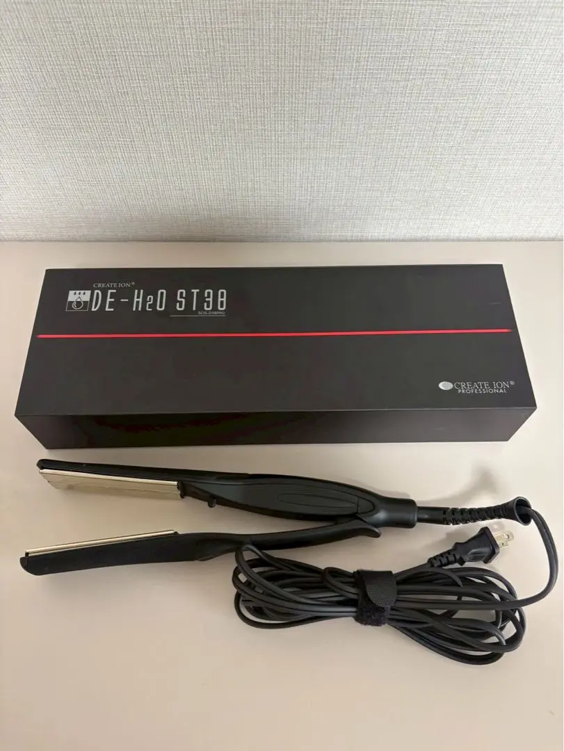 nispe　新品　未使用CREATE ION DE-H2O ST38 CREATEs ヘアアイロン クレイツイオン DE-H2O ST38 水抜き