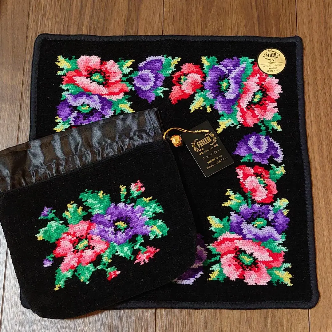 Thumbnail of Available for individual sale! Feiler drawstring bag and handkerchief