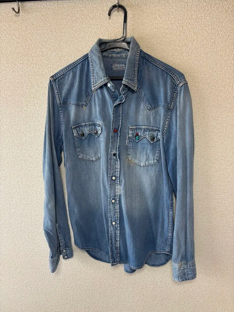 Thumbnail of BLUE BLUE denim shirt, size 3 (equivalent to L)
