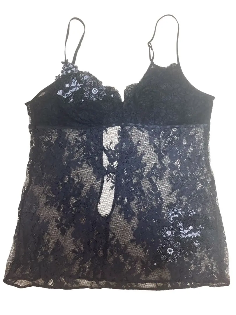 Thumbnail of Salute Lace Black Camisole M