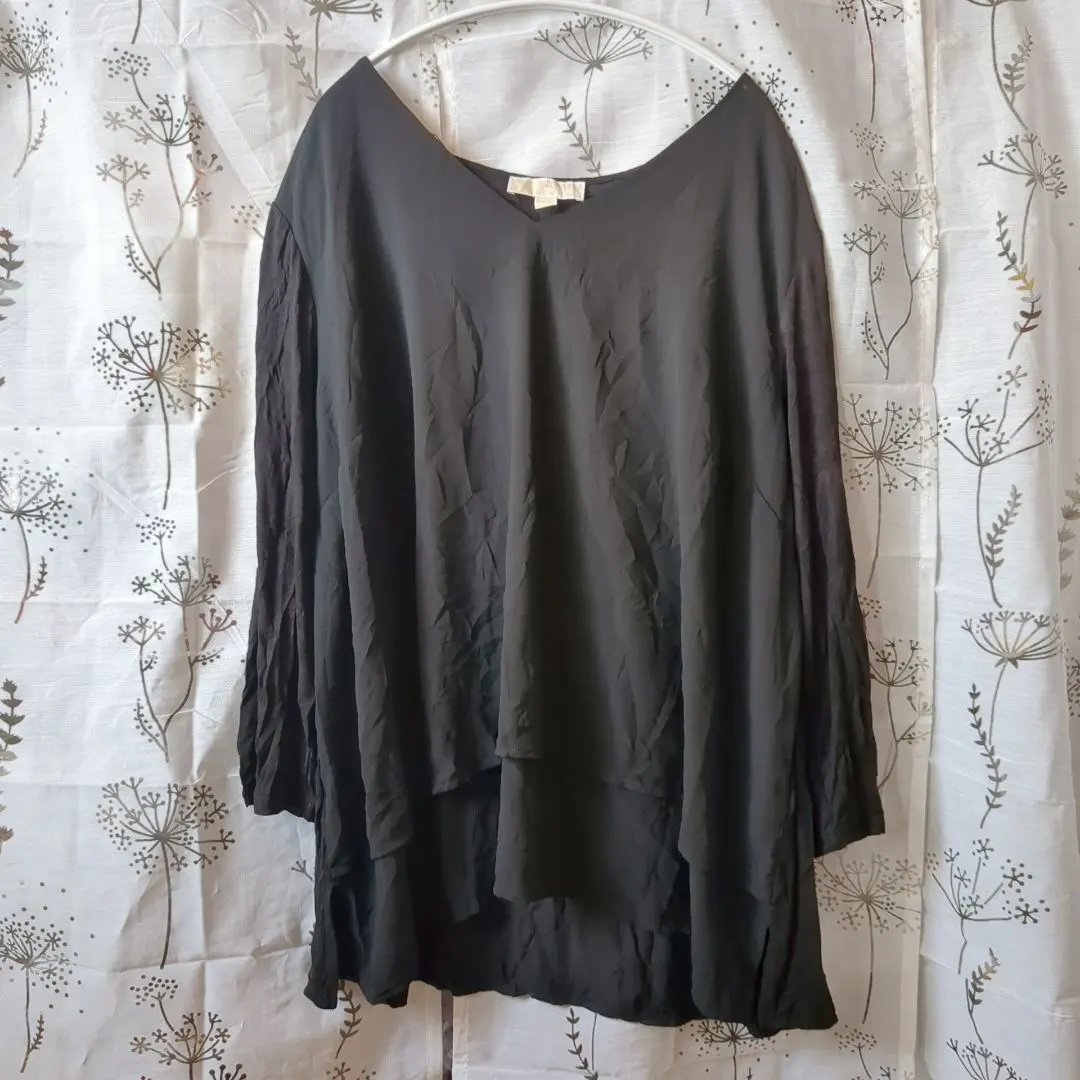 Thumbnail of MICHAEL KORS Black V-neck Shirt