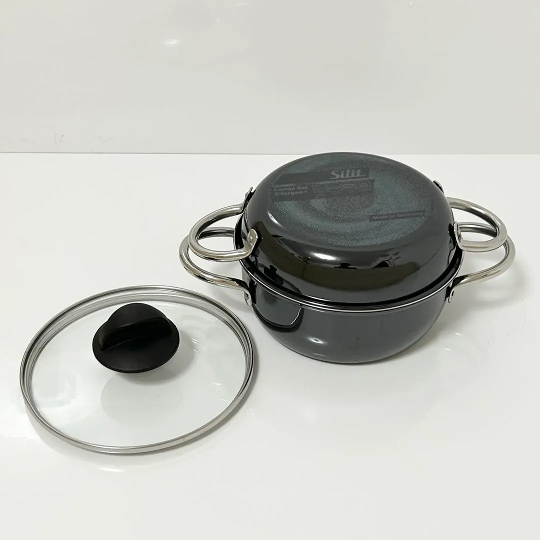 未使用　Silit シリット　コンビクック　21cm ブラック ヨドバシ.com - Silit シリット コンビクック21cm ガラス蓋付き