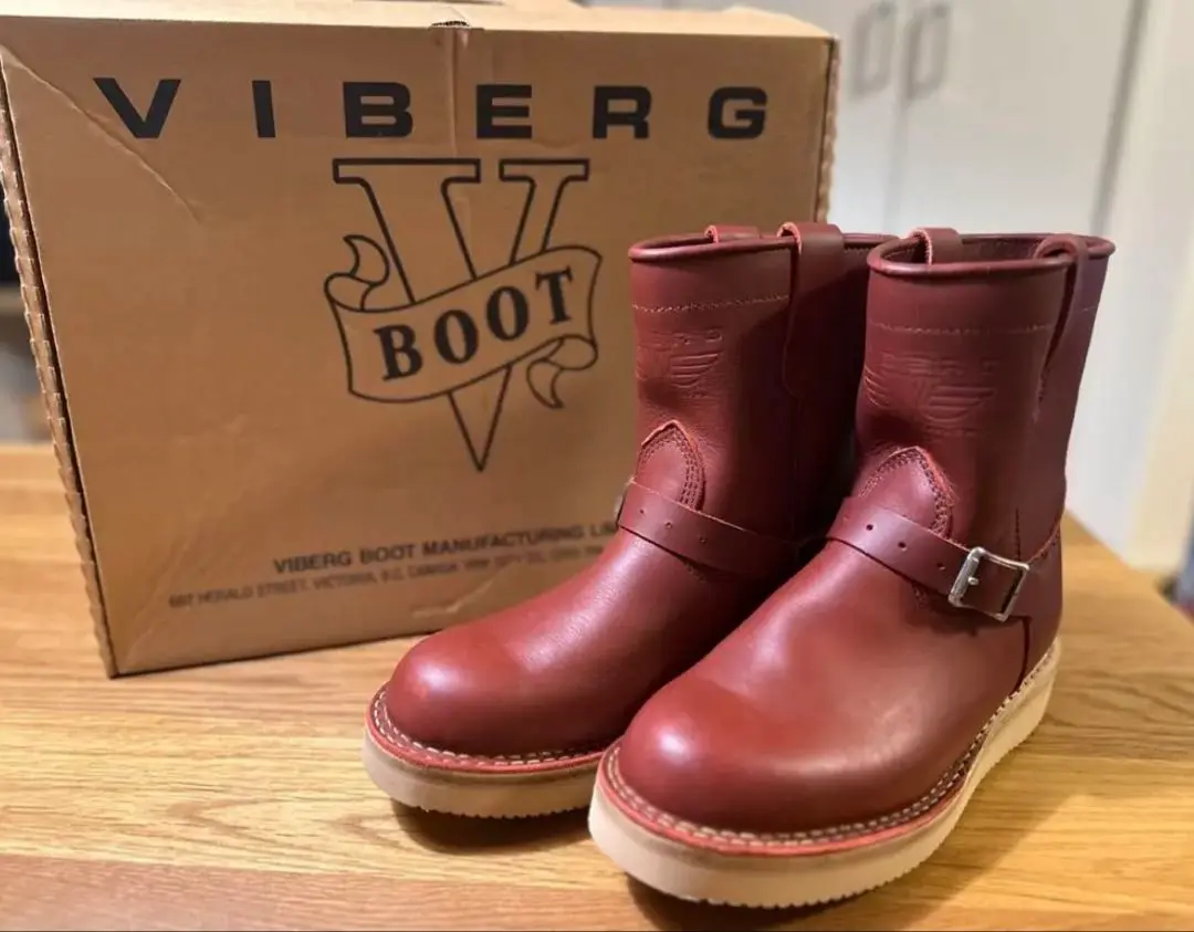 VIBERG ショートエンジニアブーツ 楽天市場】○○ □VIBERG[ ヴァイバーグ ] ショートシフト