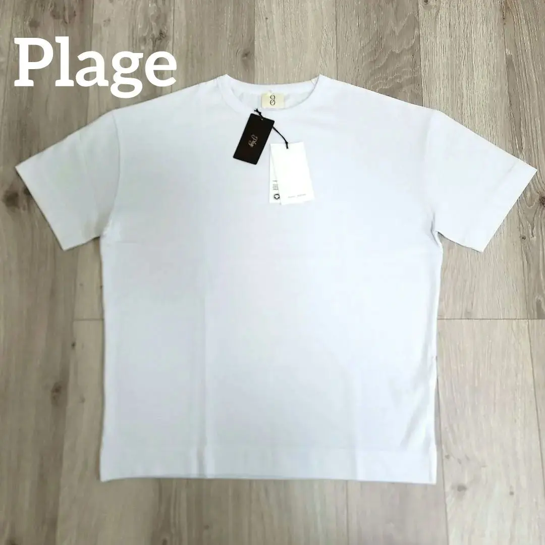 NOTHINGEVERYTHING plage シャーリングカットソー ホワイト 2025年最新】Plage カラー：ホワイト系 半袖(Tシャツ)の人気