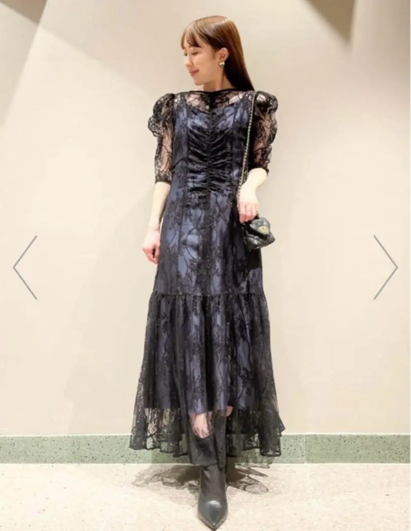 2025年最新】フラワー刺繍チュールドレス snidelの人気アイテム