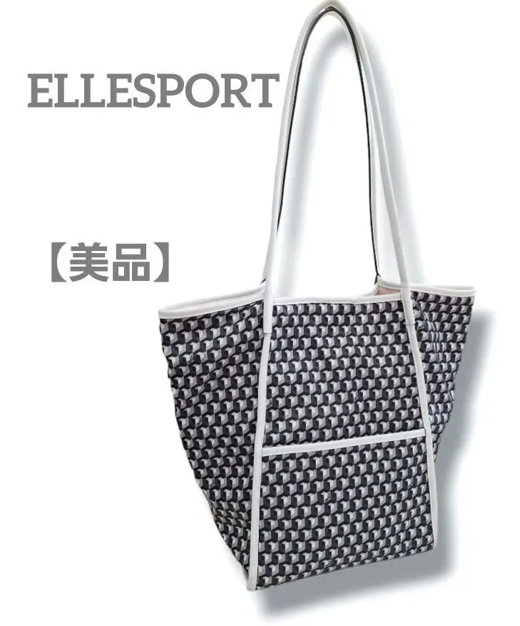 ELLESPORT ELLE SPORT ロングハンドル トートバッグ 軽量 はっ水