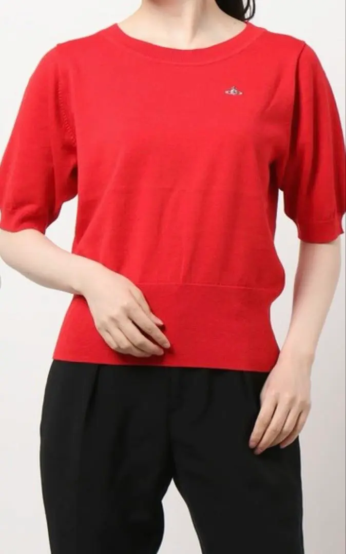 なはま　Vivienne Westwood 半袖サマーニット　インポート Vivienne Westwood ヴィヴィアンウエストウッド Orb Knit Tops