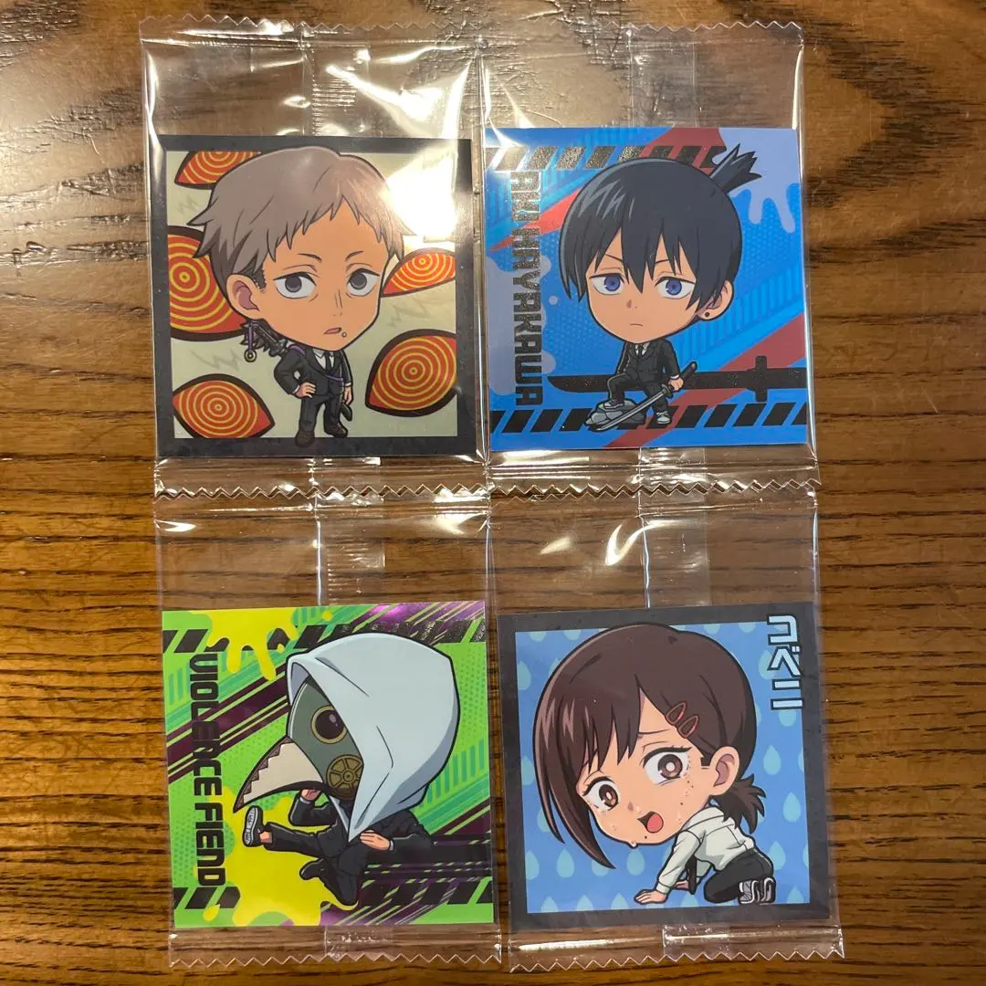 Thumbnail of Chainsaw Man Seal Wafer: Reze Arc - Aki, Violence Fiend, Kobeni, and Vice Captain Set