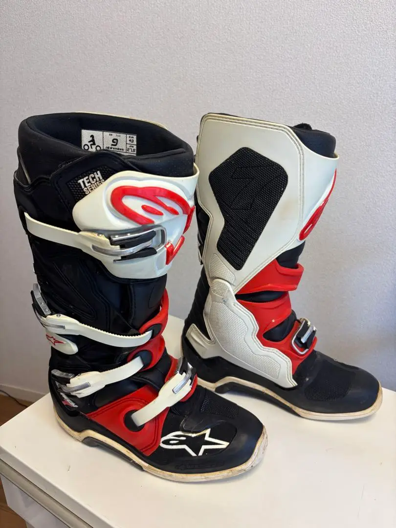 【美品】Alpinestars オフロードバイク用ブーツ /US8.25cm alpinestars(アルパインスターズ) オフロードブーツ | バイク