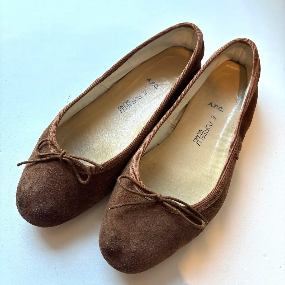 ポルセリ 39 APC A.P.C. (アーペーセー) BALLERINE PORSELLI / バレエシューズ