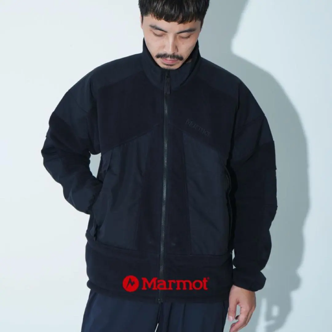 別注 Marmot 抓毛絨外套 POLARTEC 保暖面料 M 的縮圖