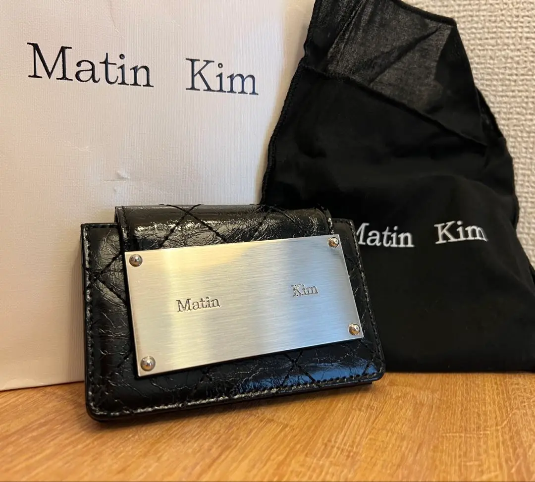 Matin Kim レザー二つ折り財布 2025年最新】マーティンキム 二つ折り財布の人気アイテム - メルカリ