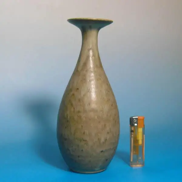 creema限定＞小壺 「鎬織部（しのぎおりべ）」（陶器の一輪挿し