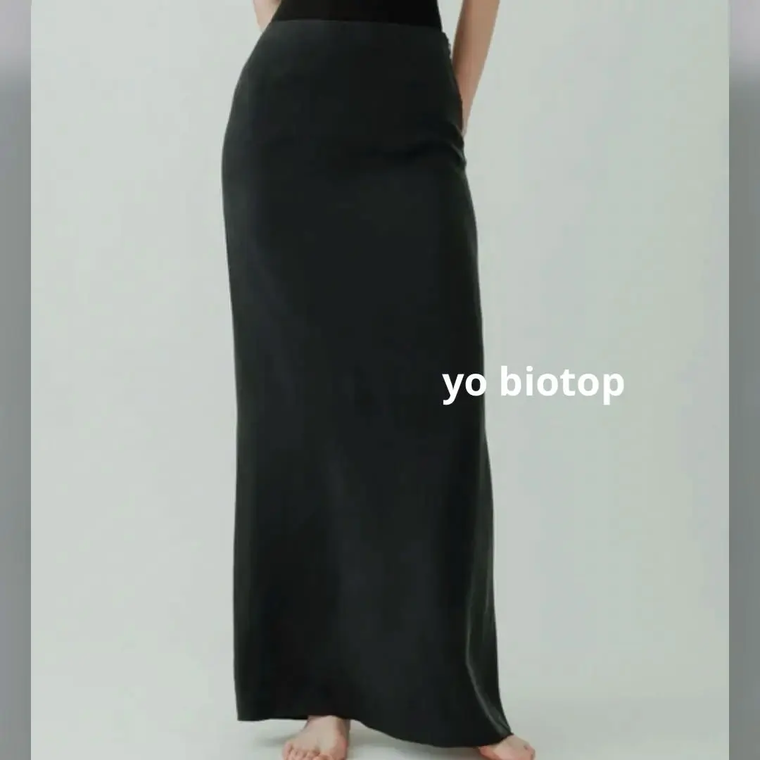 yobiotop Cupra tight skirt 接触冷感 BIOTOP(ビオトープ) / 【yo BIOTOP】Cupra tight skirt