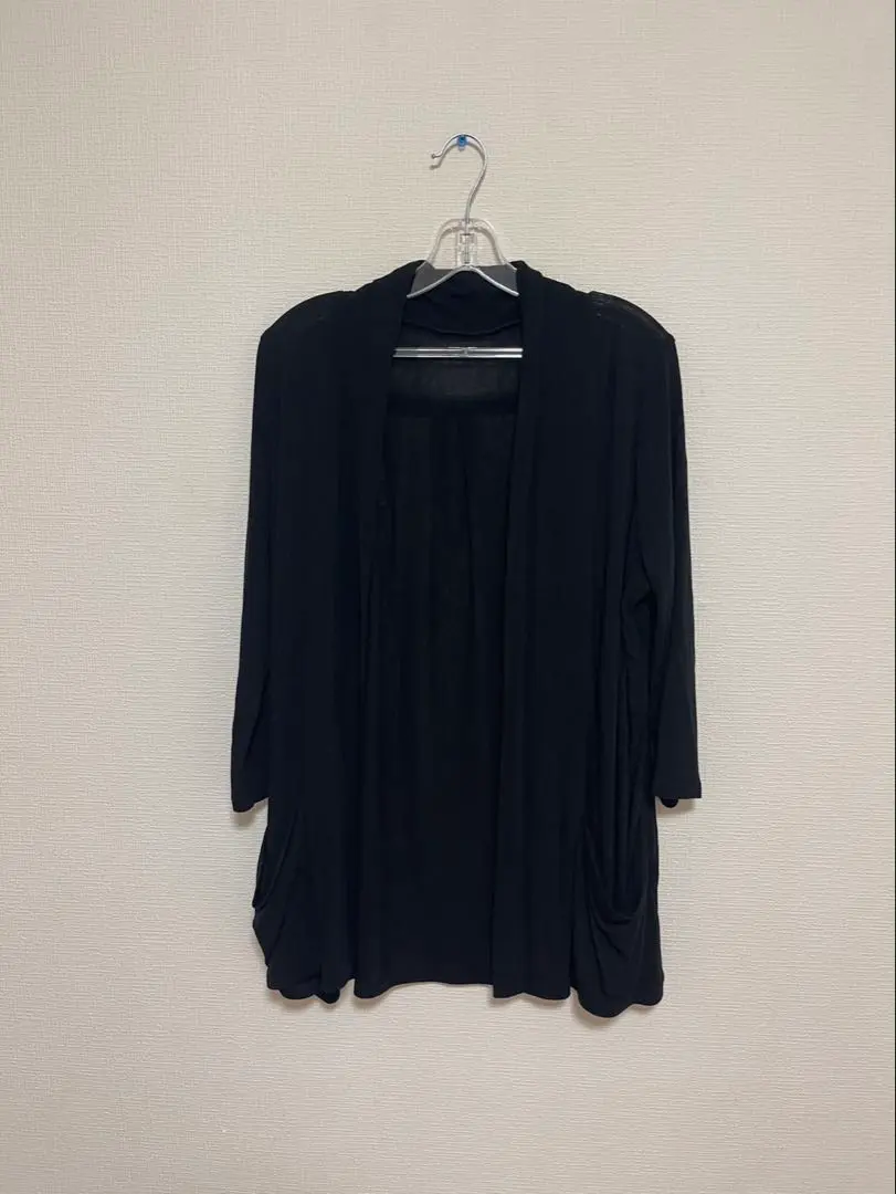 Thumbnail of Black cardigan, long sleeves