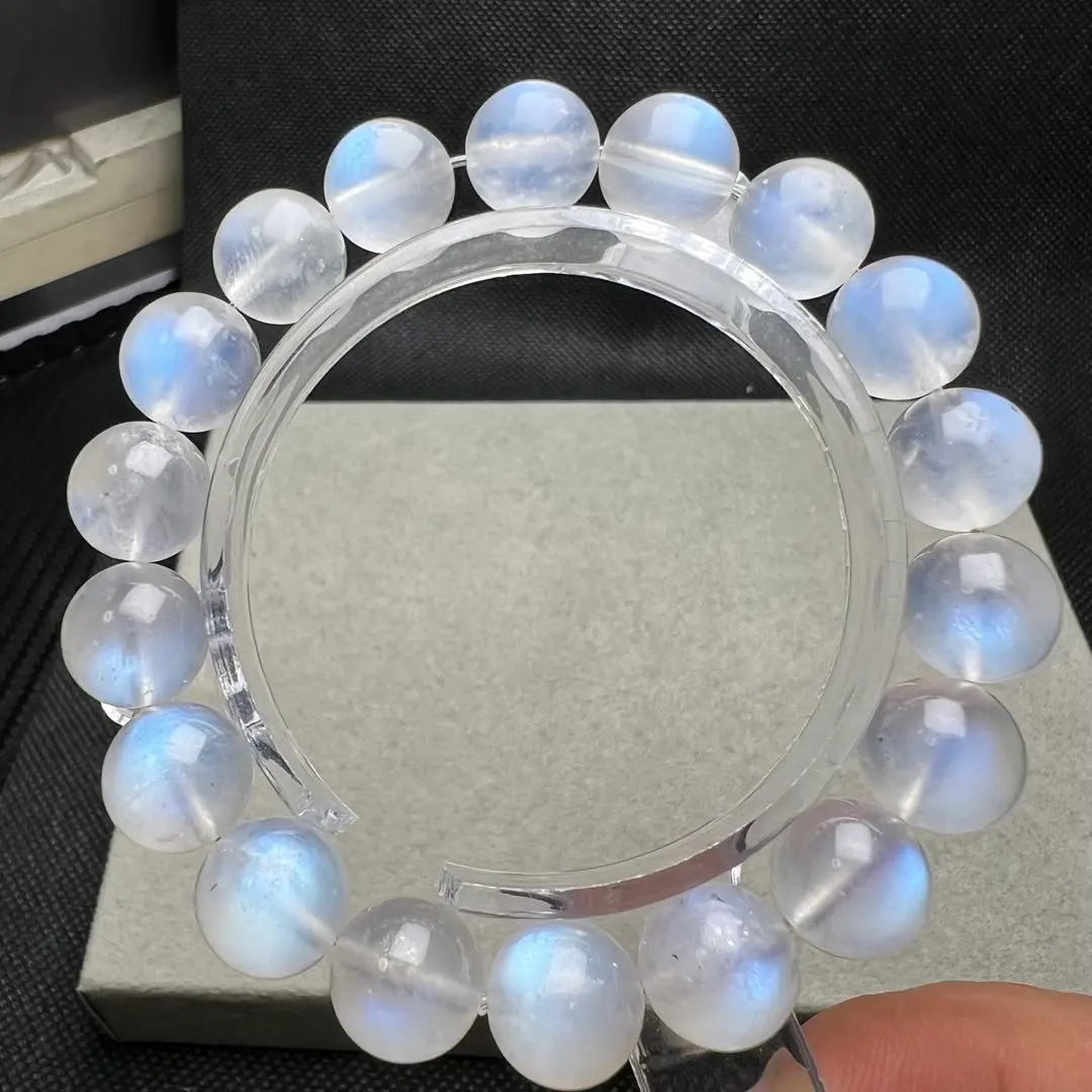 Thumbnail of [710205] High-Grade Blue Moonstone 11mm Bracelet