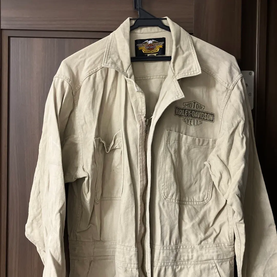 新品HARLEY DAVIDSON オーバーオール&シャツ2T☆kta86