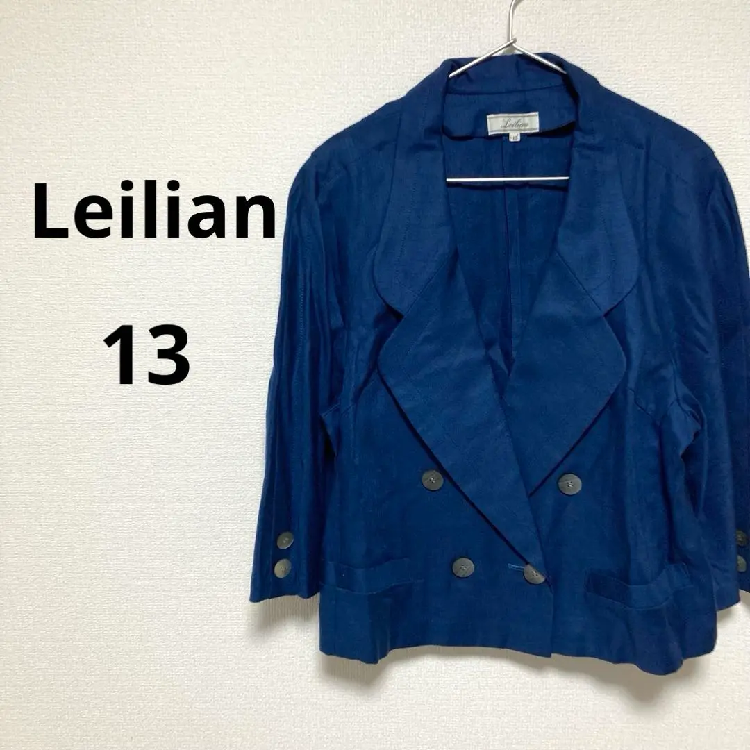 Thumbnail of Leilian Women's Long Sleeve 3/4 Sleeve Tailored Jacket Light Blue 13