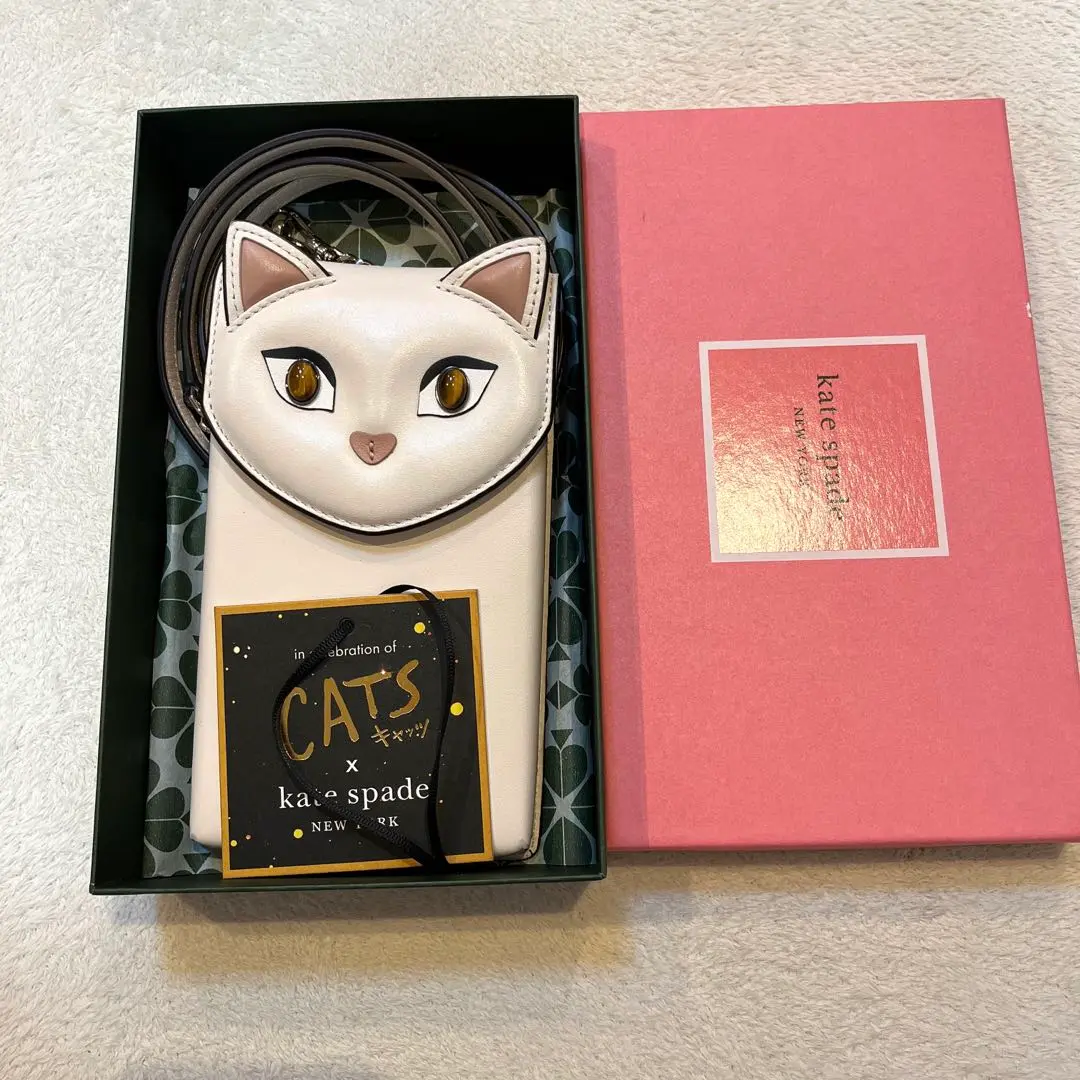 【極美品】kate spade × CATSコラボポーチ 極美品 希少】kate spade ケイトスペード 猫 ポーチ ねこ - メルカリ