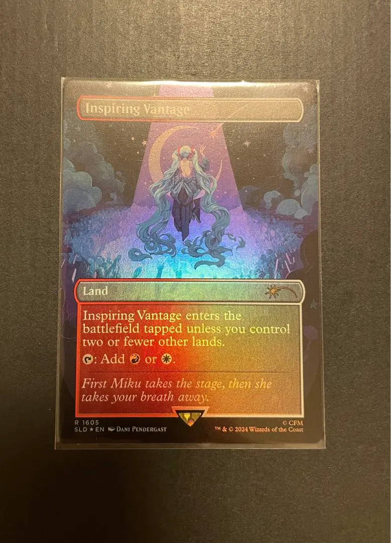 初音ミク MTG 感動的な眺望所 UitraPRO プレイマット 未使用】初音ミク プレイマット SecretLair 感動的な眺望所