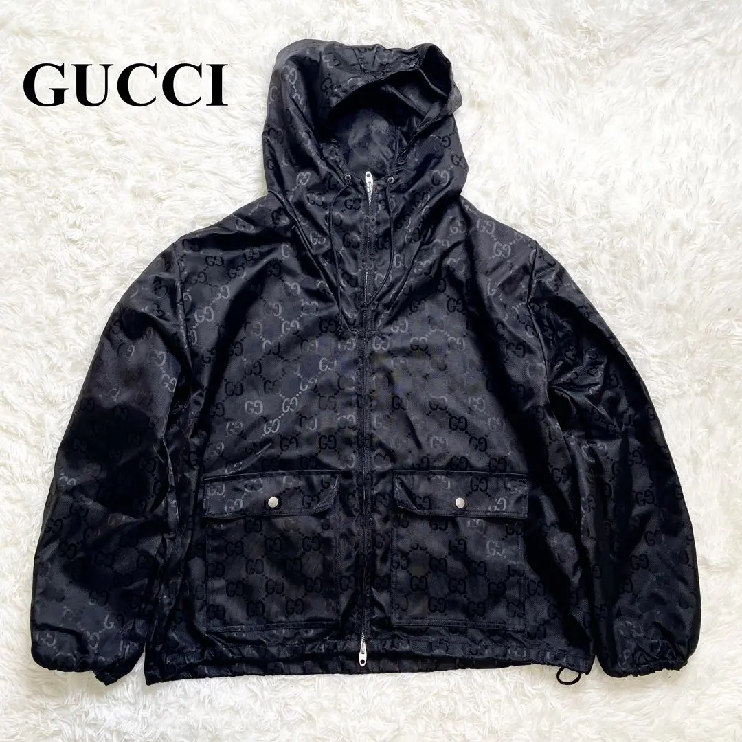 【極美品】GUCCI OFF THE GRID フーテッドジャケット ブラック Gucci Off The Grid hooded jacket in black - Gucci | Mytheresa