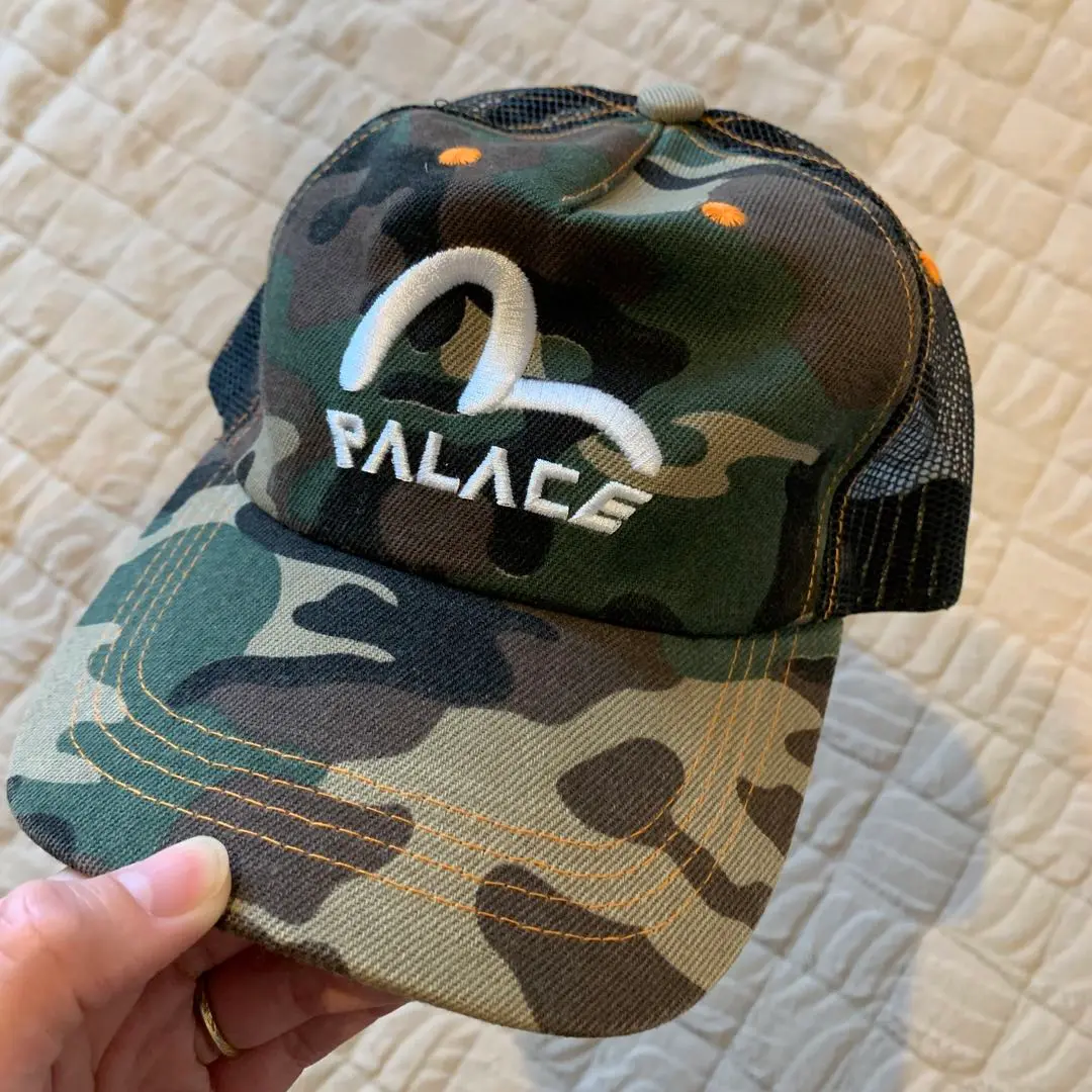 Palace x Evisu】 DICE MESH CAP BLACK パラスエビスキャップ