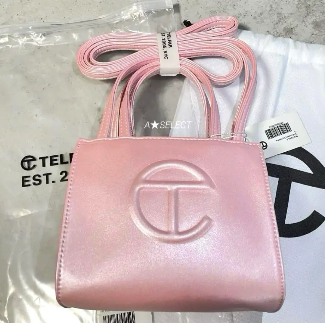即お届け TELFAR テルファー スモール バッグ バレリーナ ピンク