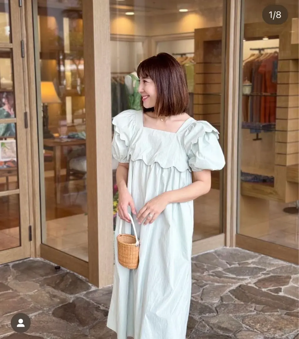 jnhearts ワンピース　ドレス GINZA COUTURE/銀座クチュール】スカーフプリント/ 膝丈/ A