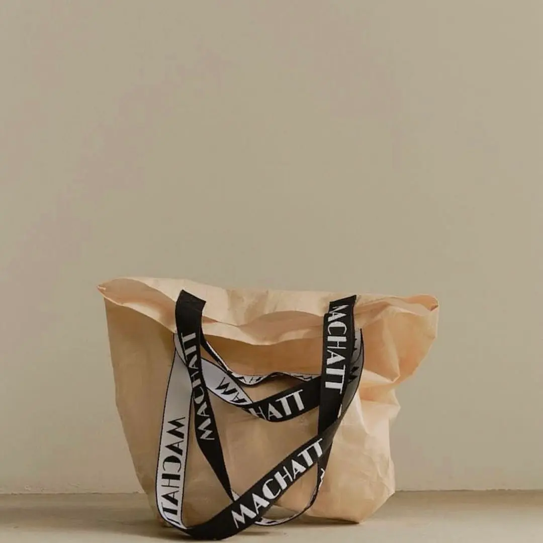 マチャット　machatt 今季　キャロット　新品未使用タグ付き　バック Metallic Macrame Big Bag | Pasand by ne Quittez pas | パサン