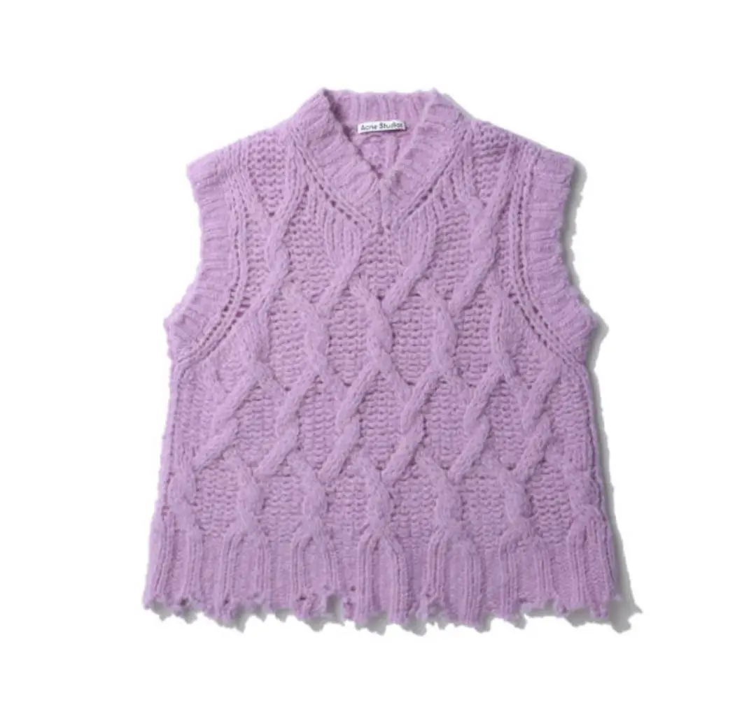 ACNE STUDIOS ピンク＆グリーン グラフィック ベスト