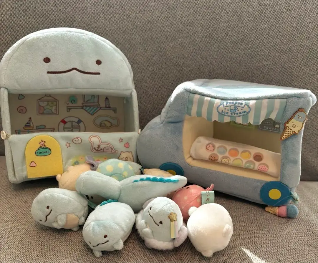 Thumbnail of Sumikko Gurashi Tokage House Penpen Ice Cream Plush Set