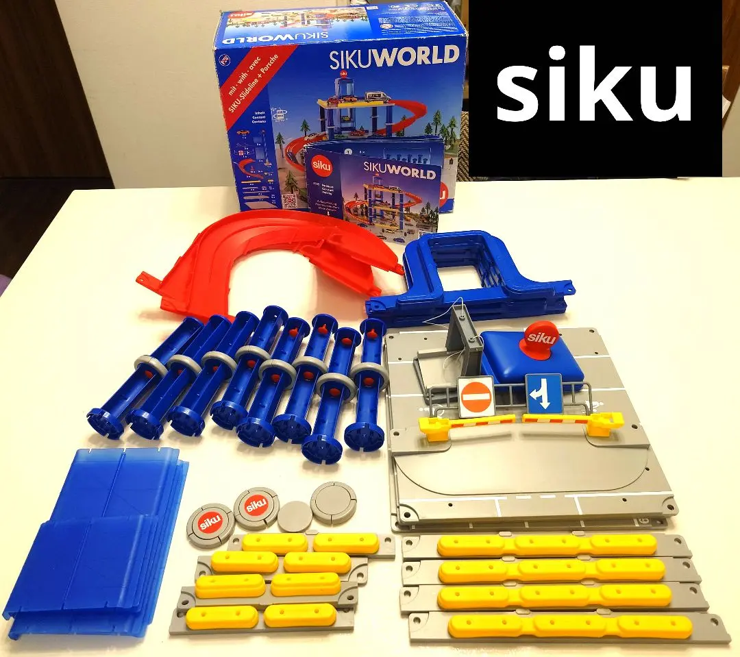 ジクワールド　道路・立体駐車場・橋 SIKU WORLD パーキングタワー ジク 立体駐車場 ボーネルンド